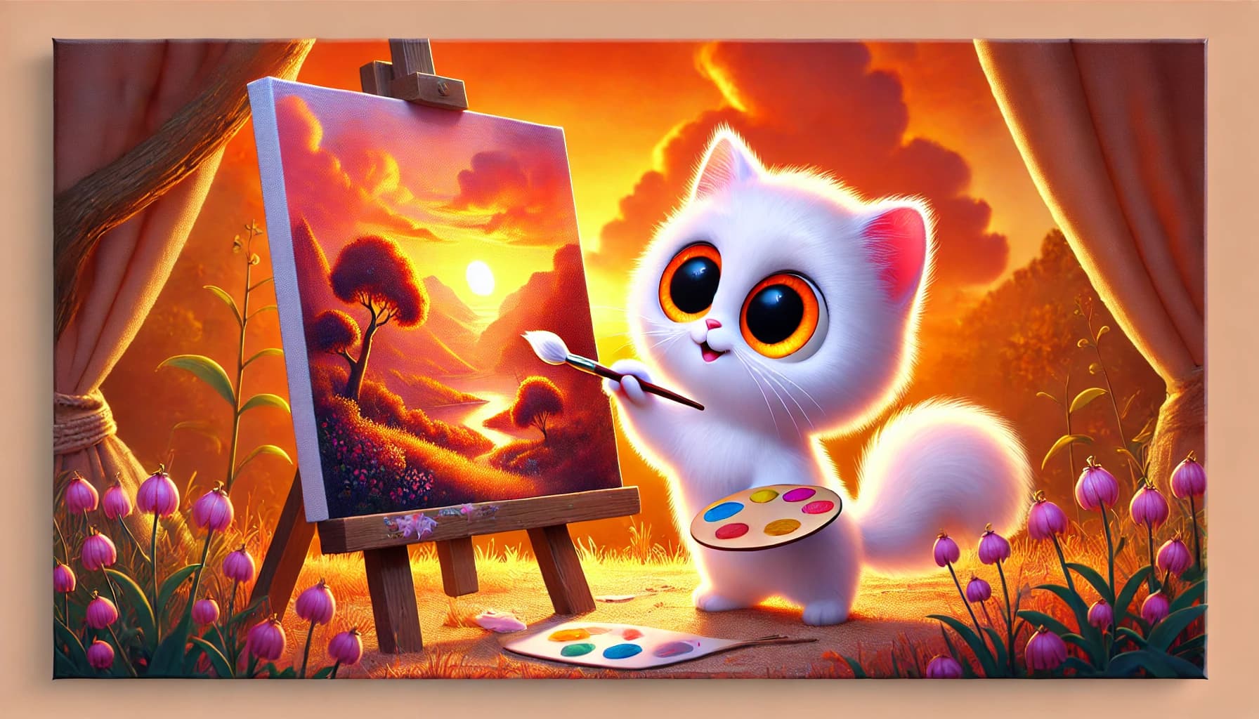 Random Things To Draw Generator | Cat painting