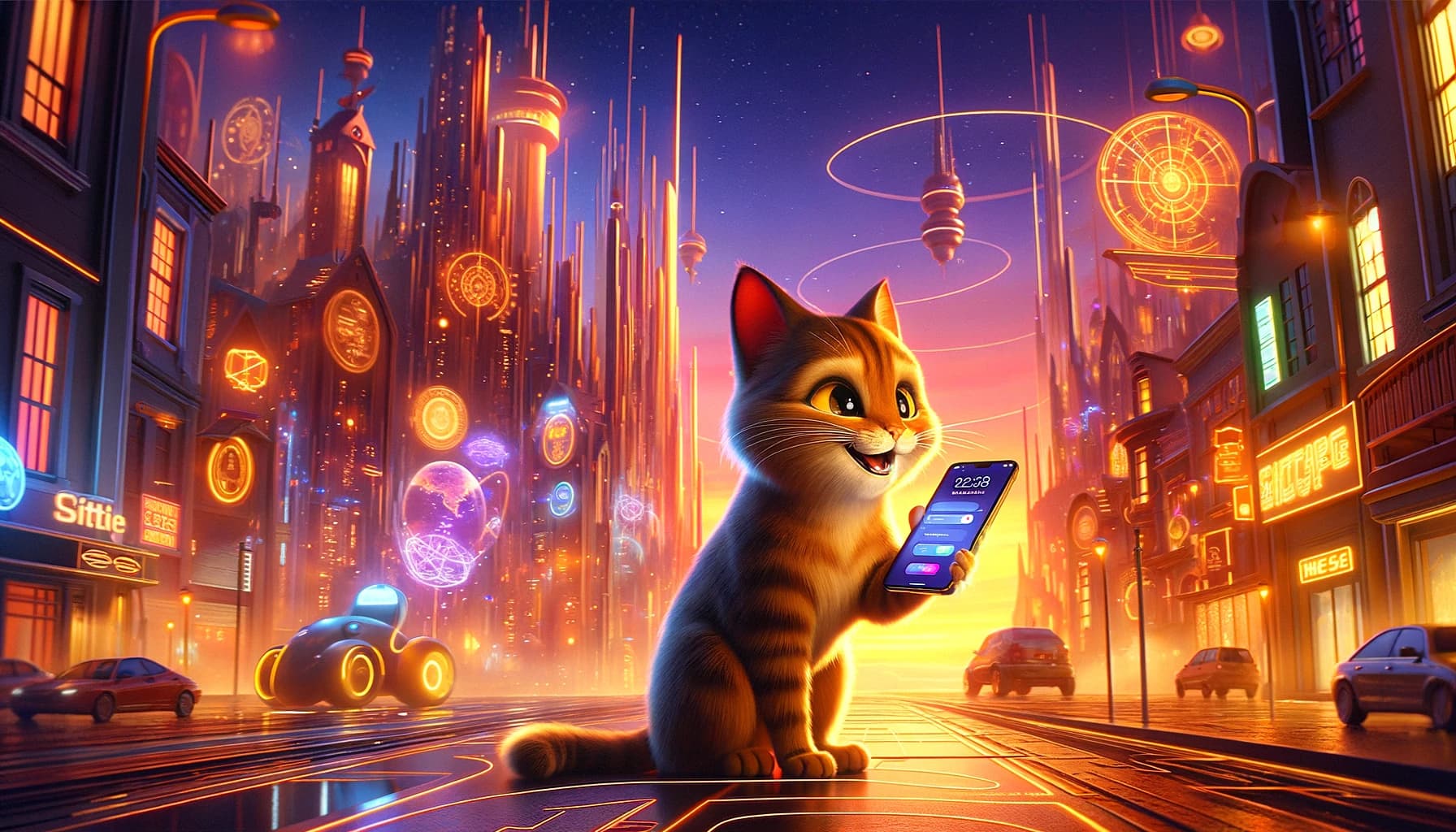 Random phone number generator | Cat talking on phone